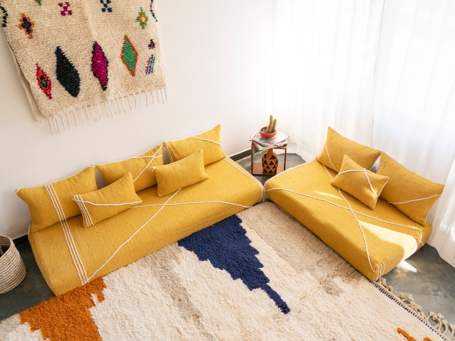 Amazigh floor Sofa Azilal. FREE SHIPPING