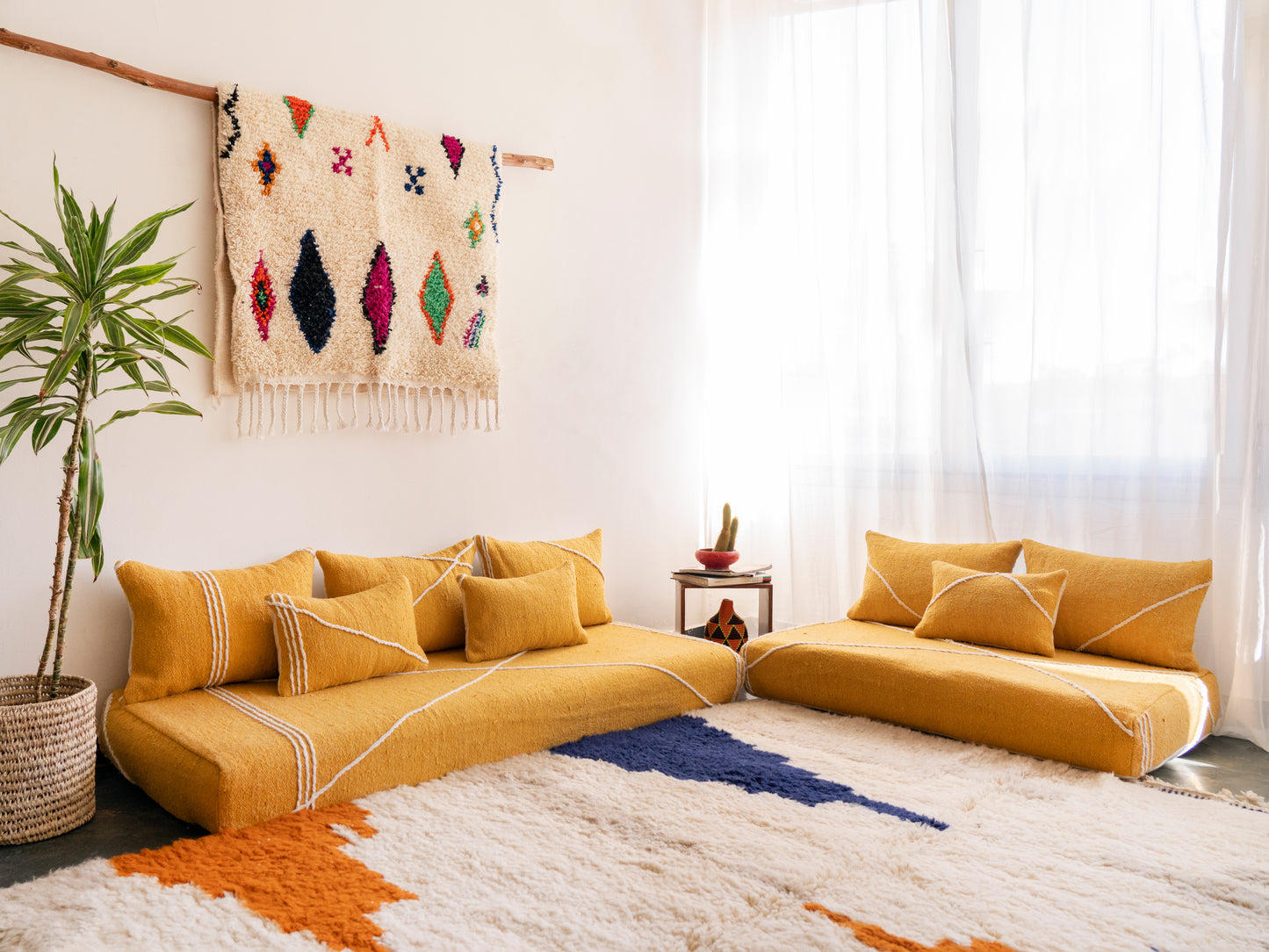 Amazigh floor Sofa Azilal. FREE SHIPPING