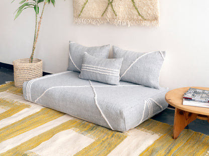 Amazigh floor Kilim Sofa Marrakech. FREE SHIPPING