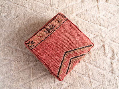Handmade Vintage Amazigh floor poof Lekbab
