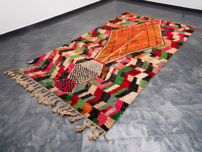 5x9 ft Handmade Amazigh Rug Boujaad Titrit ⵜⵉⵜⵔⵉⵜ. FREE SHIPPING