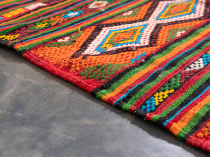 3x4 Handmade Vintage Amazigh Rug Anis ⵢⴰⵣ. FREE SHIPPING