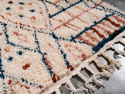 3x5 ft Handmade Rug Amazigh Azilal ⴰⵏⵉⵔ. FREE SHIPPING