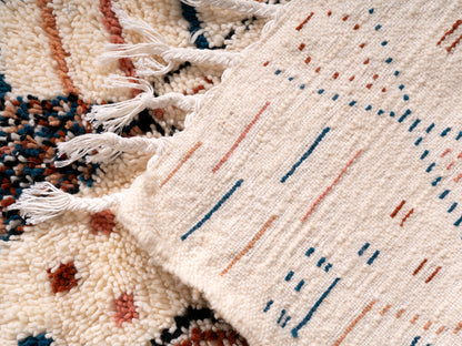 3x5 ft Handmade Rug Amazigh Azilal ⴰⵏⵉⵔ. FREE SHIPPING