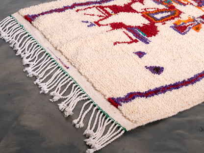 3x5 ft Handmade Rug Amazigh Azilal ⵜⵓⴷⴻⵔⵜ. FREE SHIPPING