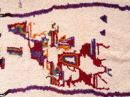3x5 ft Handmade Rug Amazigh Azilal ⵜⵓⴷⴻⵔⵜ. FREE SHIPPING