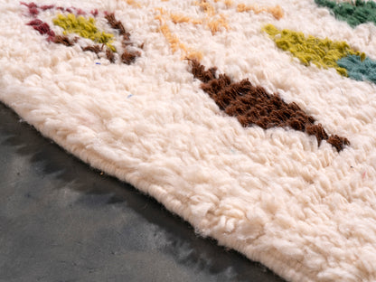3x5 ft Handmade Rug Amazigh Azilal ⵢⴰⵣ. FREE SHIPPING