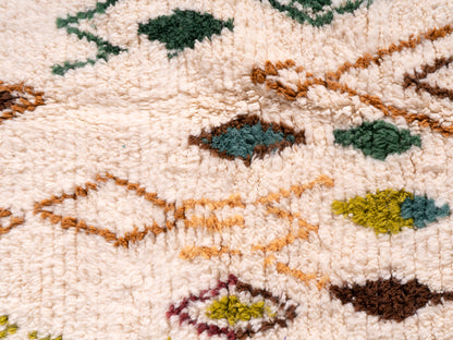3x5 ft Handmade Rug Amazigh Azilal ⵢⴰⵣ. FREE SHIPPING