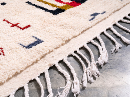 3x5 ft Handmade Rug Amazigh Azilal ⴰⴼⵓⵍⴽⵉ. FREE SHIPPING