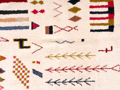 3x5 ft Handmade Rug Amazigh Azilal ⴰⴼⵓⵍⴽⵉ. FREE SHIPPING