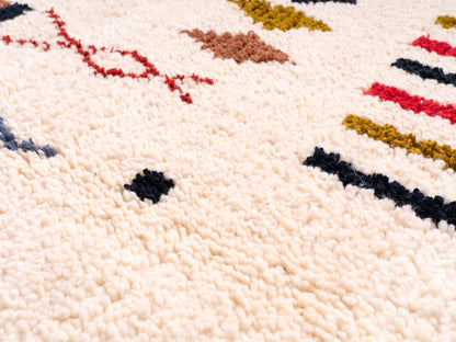 3x5 ft Handmade Rug Amazigh Azilal ⴰⴼⵓⵍⴽⵉ. FREE SHIPPING