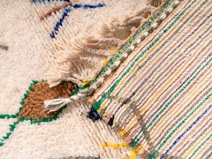 4x5 ft Handmade Rug Amazigh Azilal ⴰⵏⵉⵔ. FREE SHIPPING