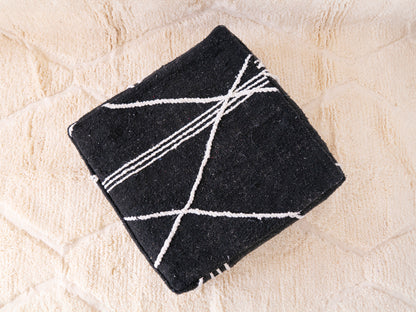 Handmade Amazigh floor poof Khenifra.