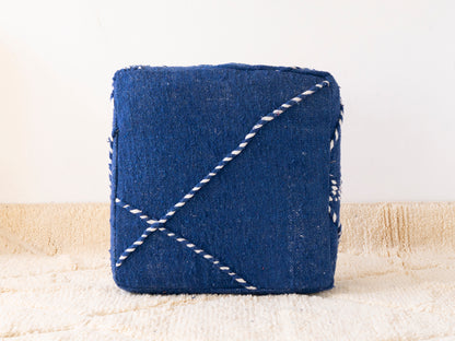 Handmade Amazigh floor poof Tiddert.