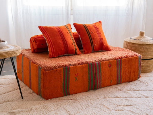 4ft Handmade Amazigh Illino Sofa Dakhla ⵜⴰⴼⵍⴻⵙⵜ. FREE SHIPPING