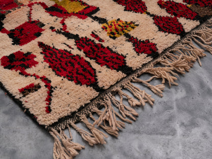 5x9 ft Large Handmade Amazigh Rug Boujaad Tuddert ⵜⵓⴷⴻⵔⵜ. FREE SHIPPING
