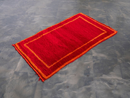 3x4 Handmade Vintage Amazigh Rug Ilyas ⵢⴰⵣ. FREE SHIPPING