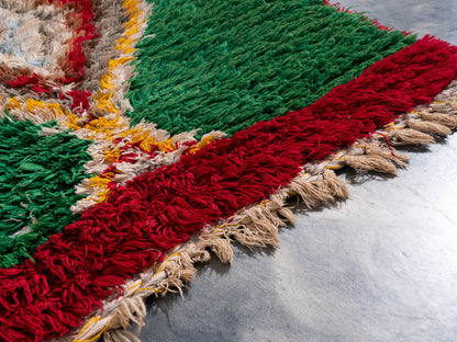 2x4 Handmade Amazigh Rug Azemour . FREE SHIPPING