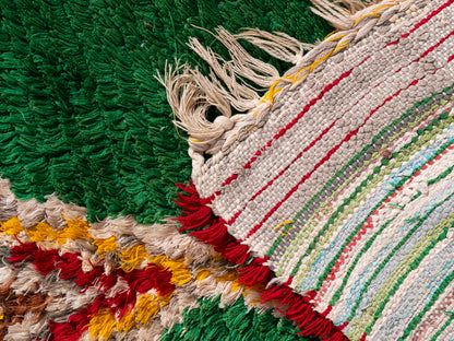 2x4 Handmade Amazigh Rug Azemour . FREE SHIPPING