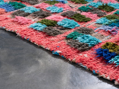 3x7 Handmade Vintage Amazigh Rug Ayyur ⵢⴰⵣ. FREE SHIPPING