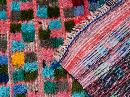 3x7 Handmade Vintage Amazigh Rug Ayyur ⵢⴰⵣ. FREE SHIPPING
