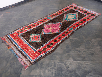 4x9 ft Handmade Amazigh Vintage Rug ⵜⴰⴼⵍⴻⵙⵜ. FREE SHIPPING