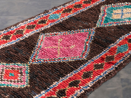 4x9 ft Handmade Amazigh Vintage Rug ⵜⴰⴼⵍⴻⵙⵜ. FREE SHIPPING
