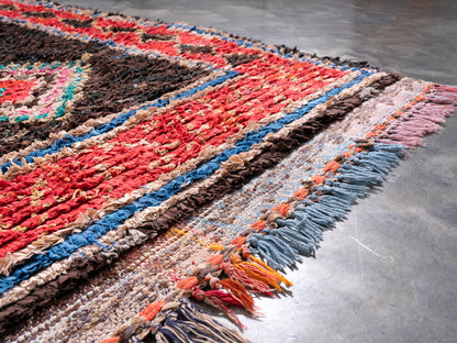 4x9 ft Handmade Amazigh Vintage Rug ⵜⴰⴼⵍⴻⵙⵜ. FREE SHIPPING