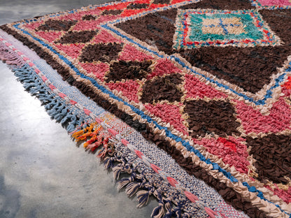 4x9 ft Handmade Amazigh Vintage Rug ⵜⴰⴼⵍⴻⵙⵜ. FREE SHIPPING