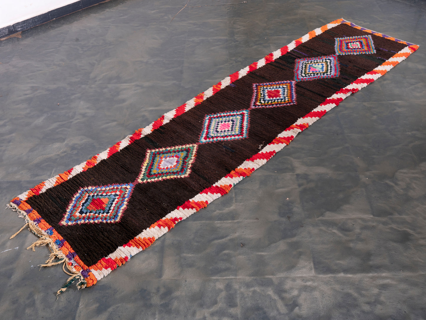 2.3x9 Handmade Amazigh runner Teskert. FREE SHIPPING