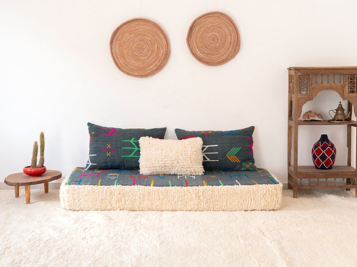 150cm/5ft Handmade Amazigh Nour Sofa ⵜⴰⴼⵍⴻⵙⵜ