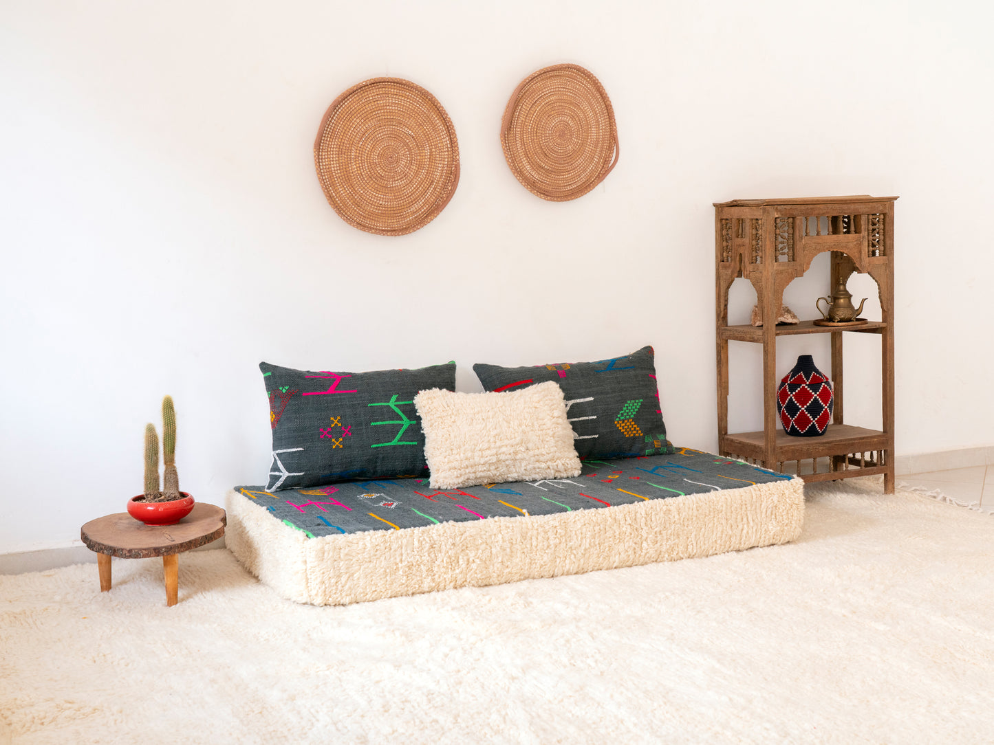 150cm/5ft Handmade Amazigh Nour Sofa ⵜⴰⴼⵍⴻⵙⵜ