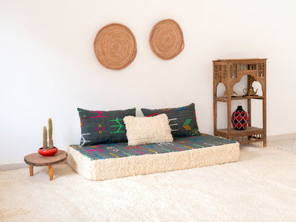 150cm/5ft Handmade Amazigh Nour Sofa ⵜⴰⴼⵍⴻⵙⵜ