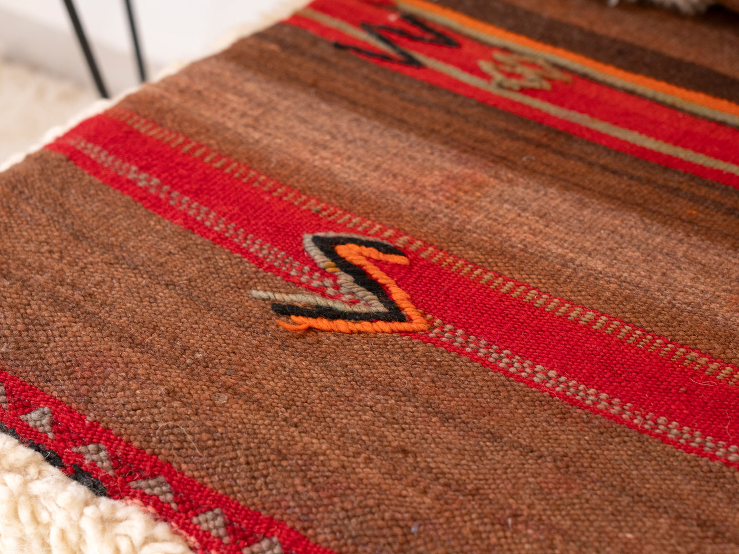 120cm/4ft Handmade Amazigh Vintage Sofa Masinassa ⴰⵓⵔⵉⵏⵊ