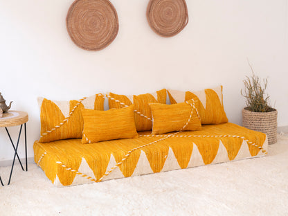 180cm/6ft Handmade Amazigh Fe Sofa ⵜⴰⴼⵍⴻⵙⵜ