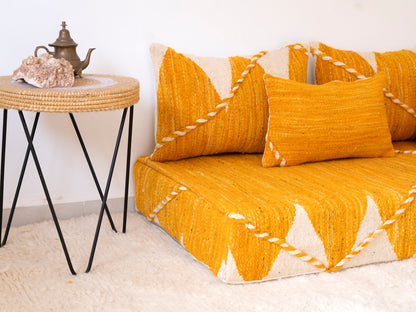 180cm/6ft Handmade Amazigh Fe Sofa ⵜⴰⴼⵍⴻⵙⵜ