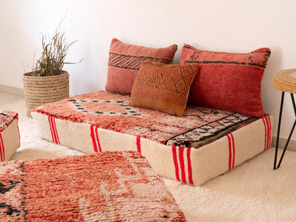 120cm/4ft Handmade Amazigh Tasanou Sofa ⵜⴰⴼⵍⴻⵙⵜ