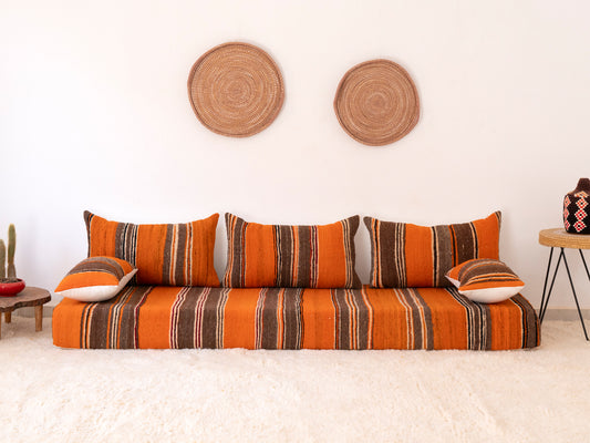 210cm/7ft Handmade Amazigh Sofa Ifrane ⵜⴰⴼⵍⴻⵙⵜ