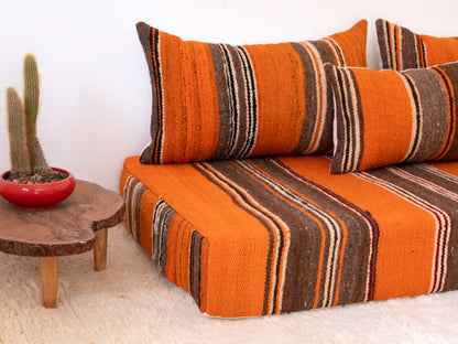 210cm/7ft Handmade Amazigh Sofa Ifrane ⵜⴰⴼⵍⴻⵙⵜ