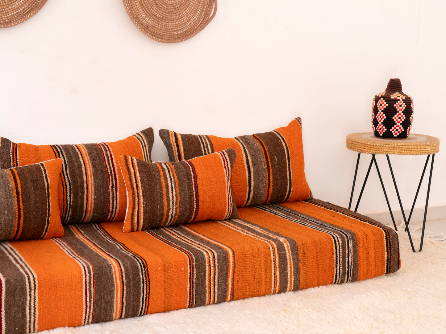 210cm/7ft Handmade Amazigh Sofa Ifrane ⵜⴰⴼⵍⴻⵙⵜ