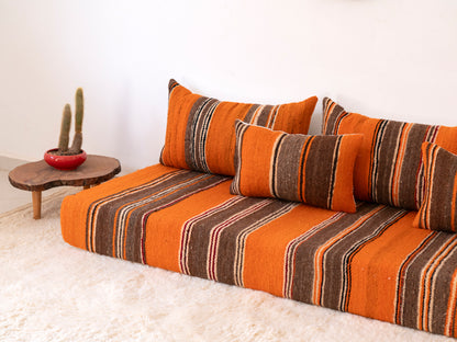 210cm/7ft Handmade Amazigh Sofa Ifrane ⵜⴰⴼⵍⴻⵙⵜ