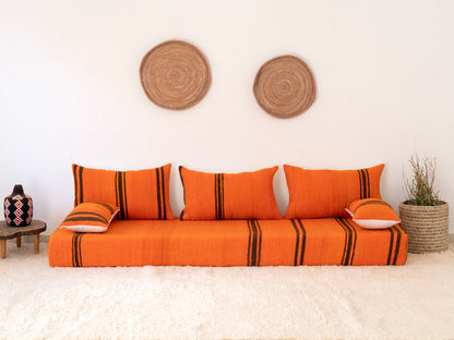 210cm/7ft Handmade Amazigh Sofa Kahina ⵜⴰⴼⵍⴻⵙⵜ
