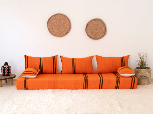 210cm/7ft Handmade Amazigh Sofa Kahina ⵜⴰⴼⵍⴻⵙⵜ