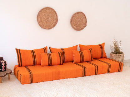 210cm/7ft Handmade Amazigh Sofa Kahina ⵜⴰⴼⵍⴻⵙⵜ