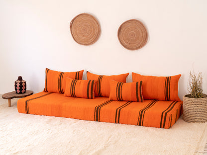 210cm/7ft Handmade Amazigh Sofa Kahina ⵜⴰⴼⵍⴻⵙⵜ