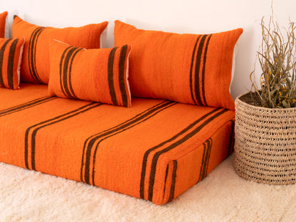 210cm/7ft Handmade Amazigh Sofa Kahina ⵜⴰⴼⵍⴻⵙⵜ