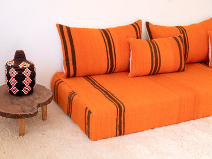 210cm/7ft Handmade Amazigh Sofa Kahina ⵜⴰⴼⵍⴻⵙⵜ