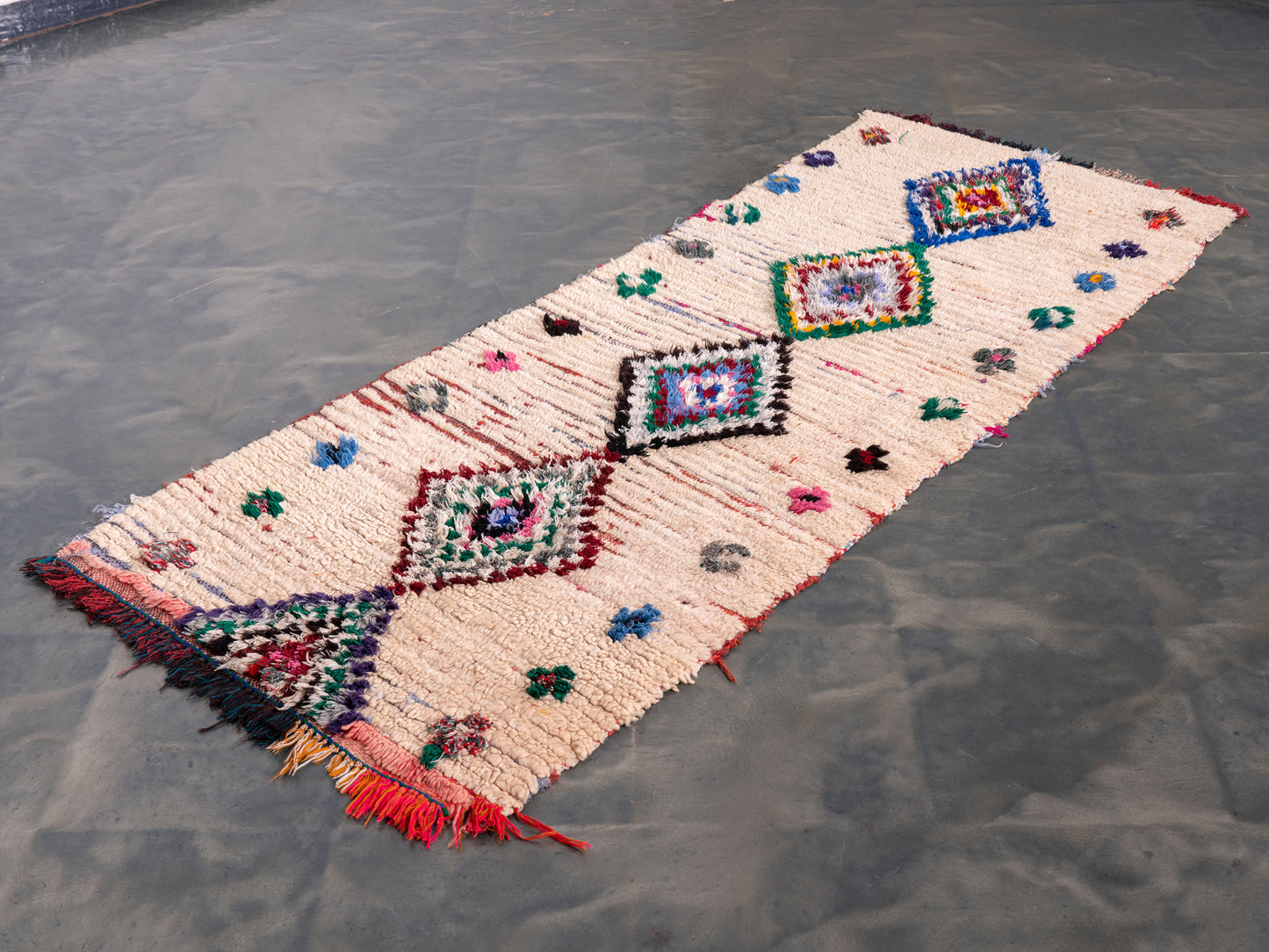 2.5x6 Handmade Vintage Amazigh runner Lalla. FREE SHIPPING