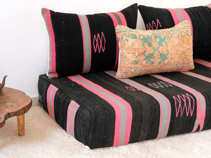 120cm/4ft Handmade Amazigh Laayoun Sofa ⵜⴰⴼⵍⴻⵙⵜ
