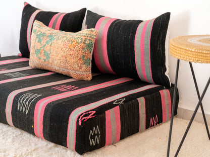 120cm/4ft Handmade Amazigh Laayoun Sofa ⵜⴰⴼⵍⴻⵙⵜ